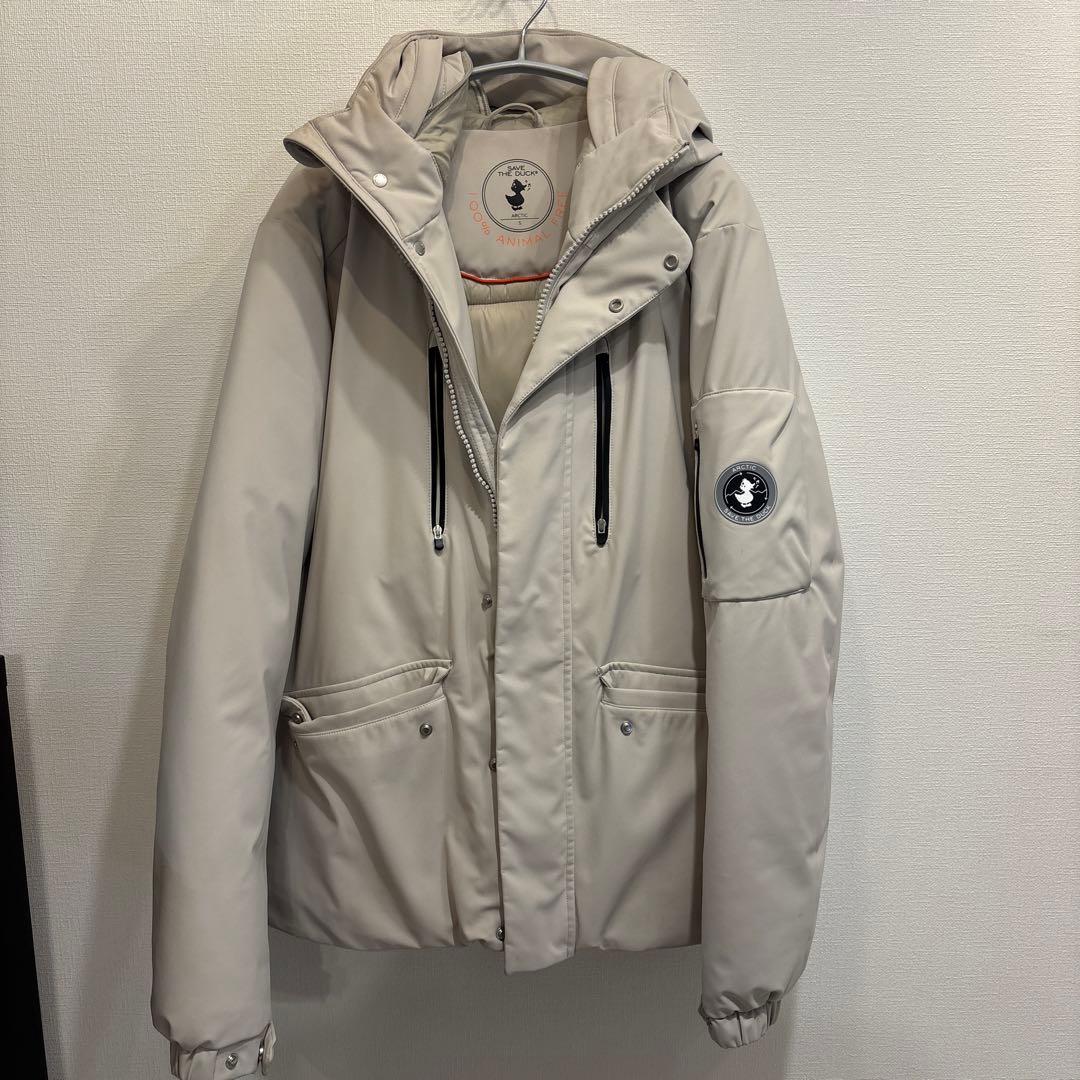 SAVE THE DUCK ARCTIC ベージュ ダウンジャケット S - メルカリ