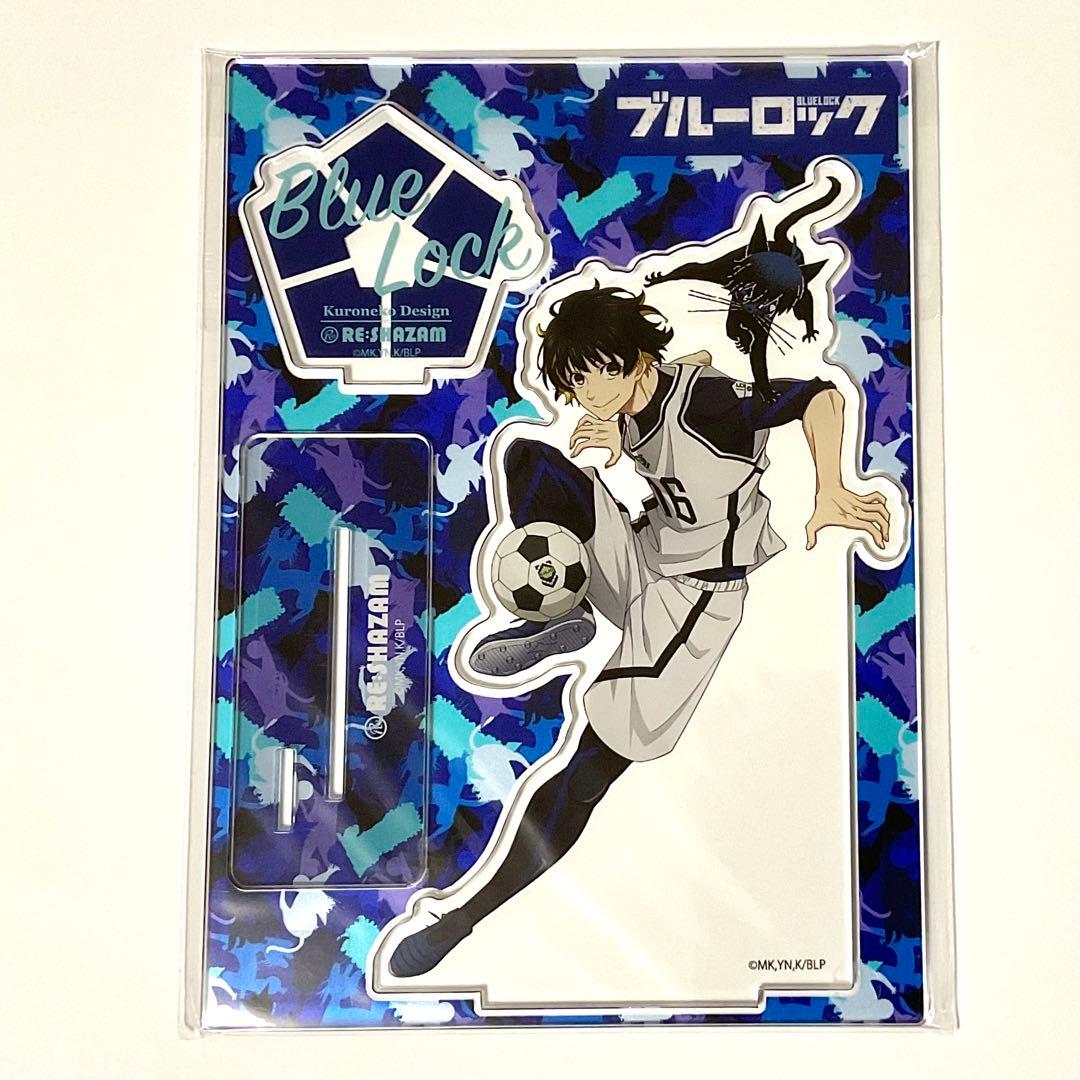 ブルーロック 黒ねこ意匠 アクリルスタンド 蜂楽 廻 イサギ猫 潔 世一