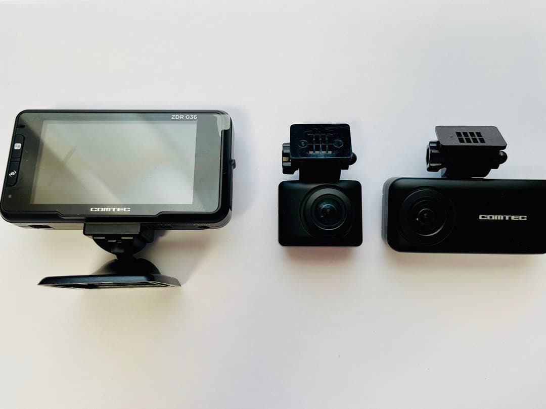 コムテック 車用 前後2カメラ ドライブレコーダー ZDR036 コムテック（Comtec） ZDR036 前後2カメラドライブレコーダー