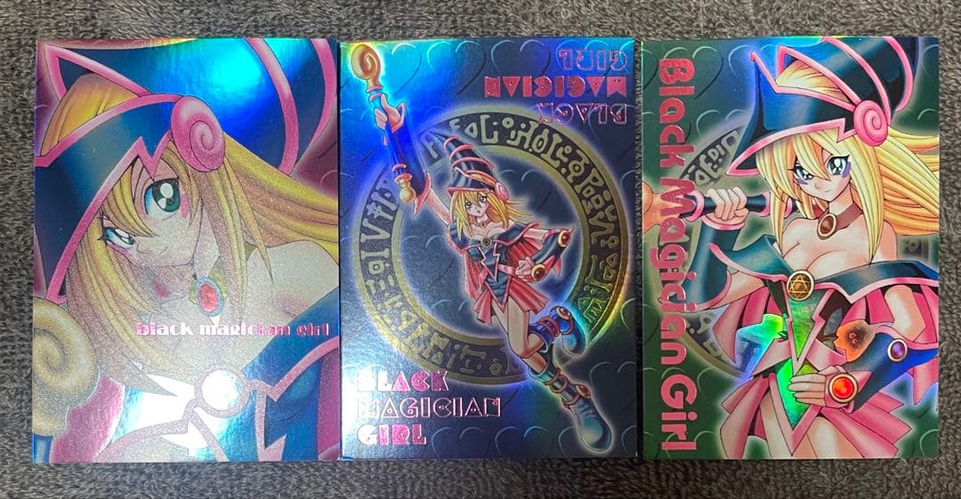 ブラック・マジシャン・ガール 3枚セット 遊戯王 カード 2001 - メルカリ