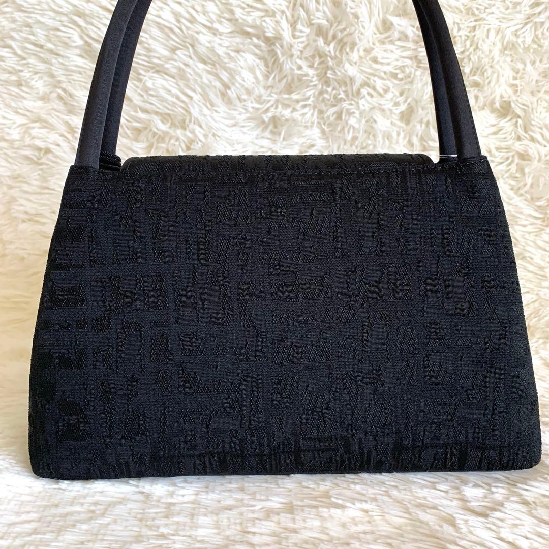 くみちゃん様 IWASA 岩佐 米沢織 フォーマルバッグ ブラック タッセル