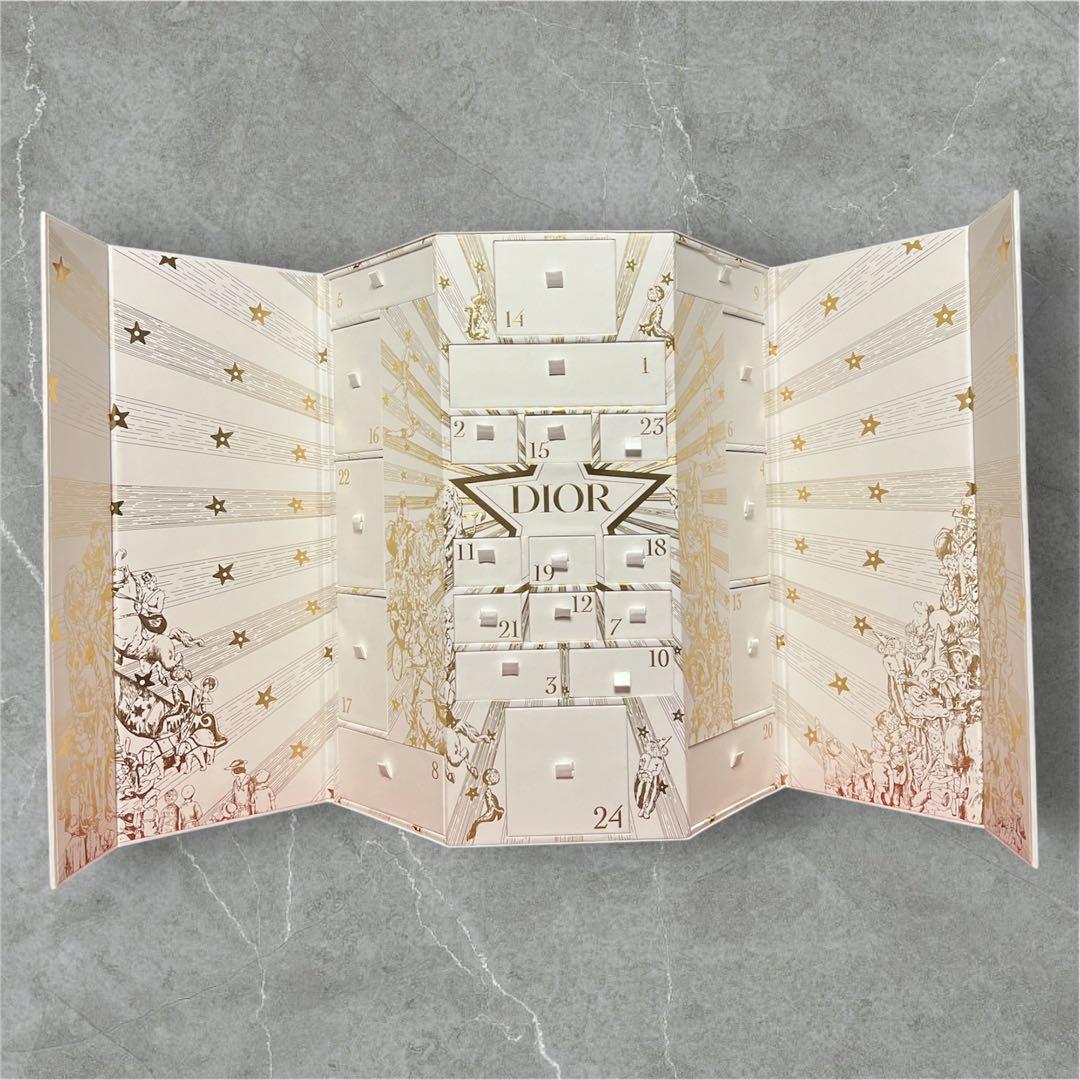 箱のみ】ディオール 2025 クリスマスコフレ アドベントカレンダー 巾着