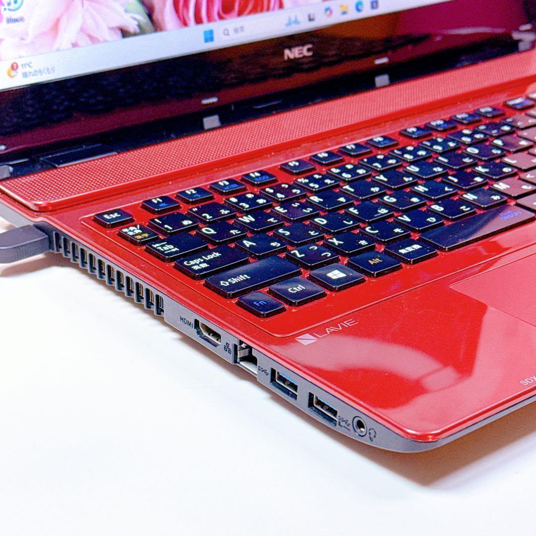 美品✨新品SSDで爆速✨ windows11 ノートパソコン✨オフィス カメラ