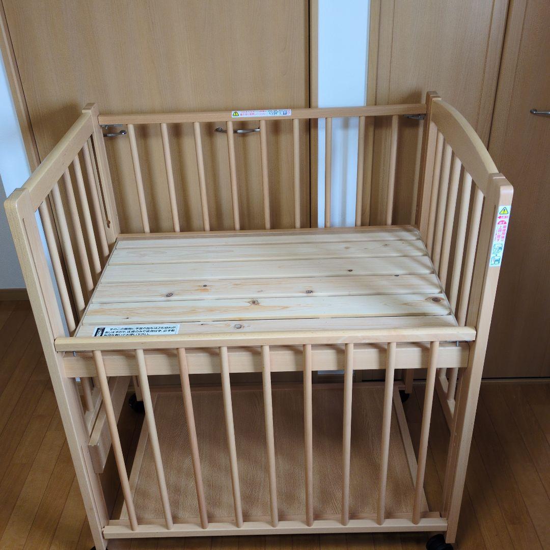 ベビーベッド サワベビー ハイタイプ トリプルスライド 国産 - メルカリ