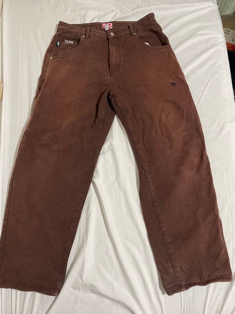 starteam スターチーム デニム 32インチ ブラウン スタチ - メルカリ