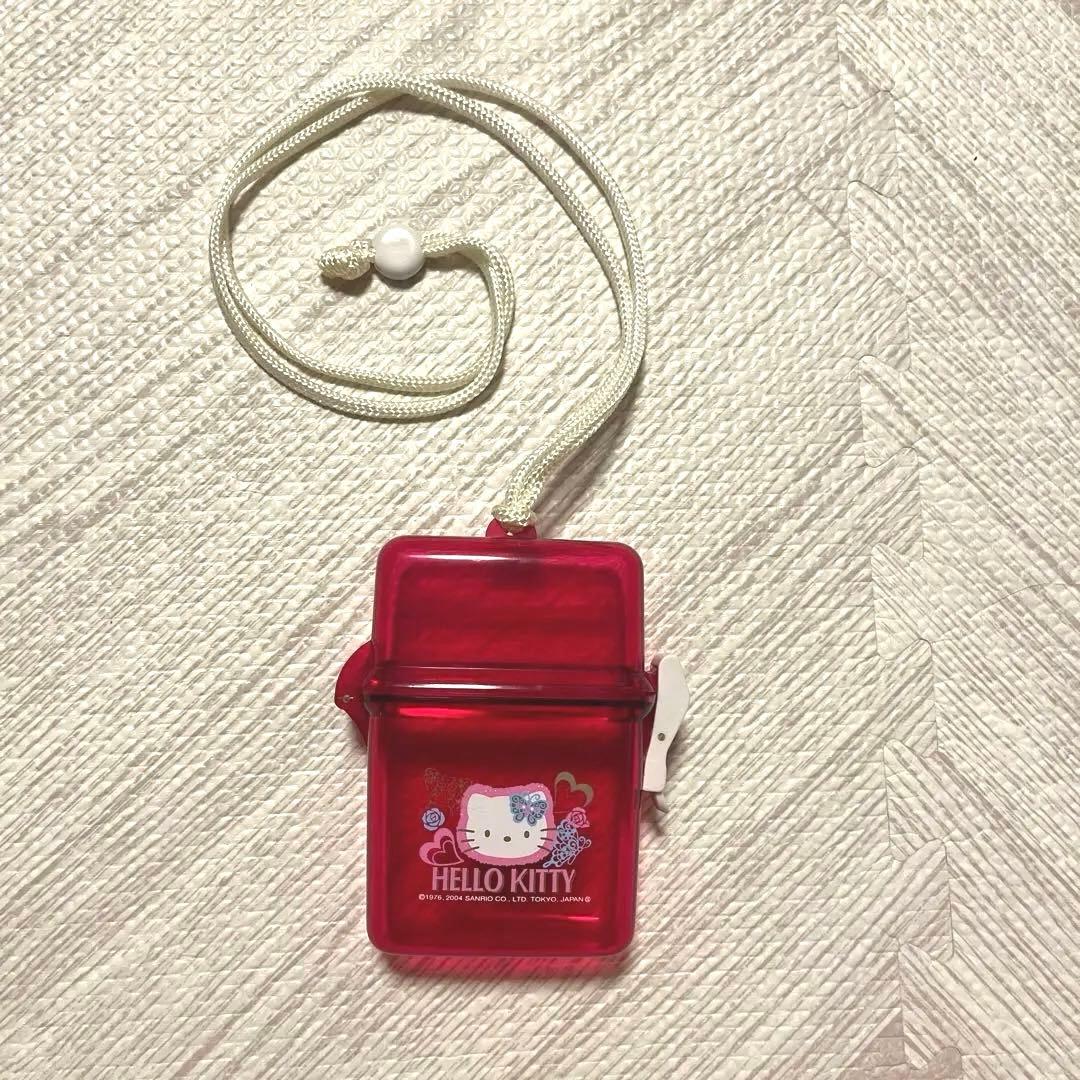 レア⭐︎キティ⭐︎平成レトロ 防水プラスチックケース 2004年製