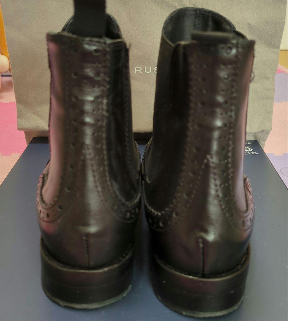 ファビオルスコーニ　サイドゴアショートブーツ　23.5cm✫