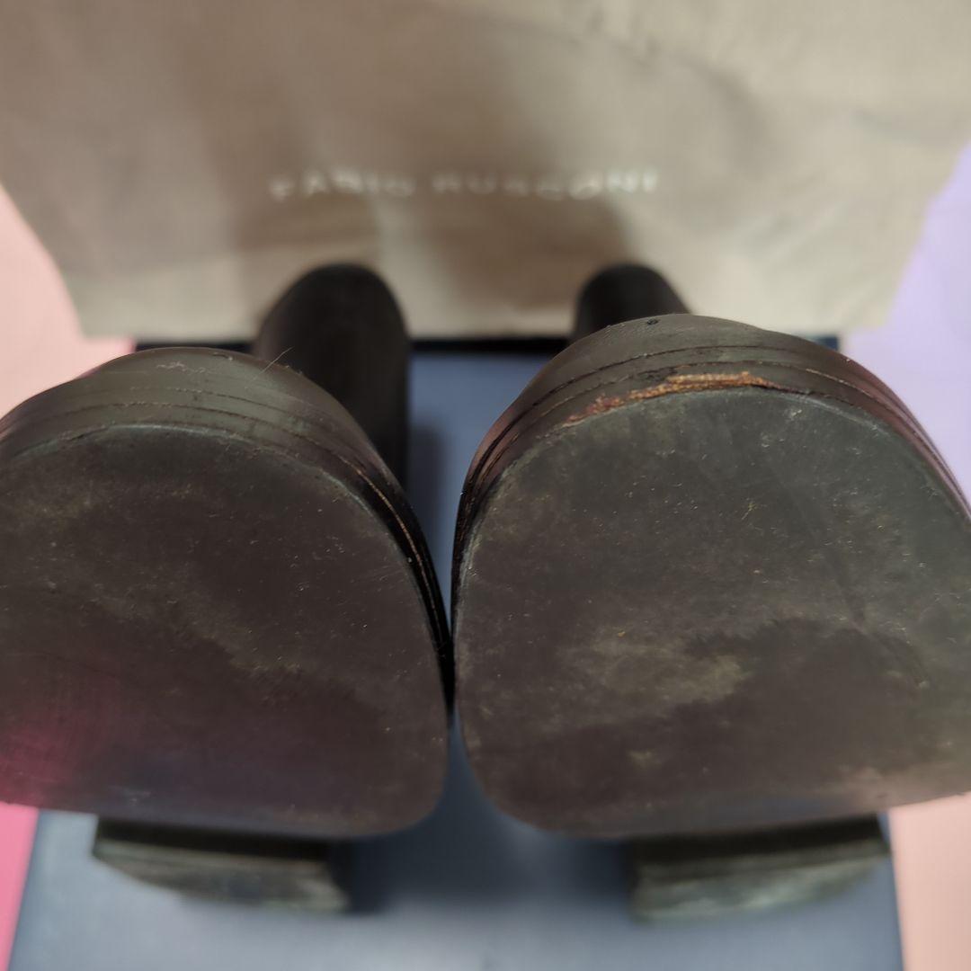 ファビオルスコーニ　サイドゴアショートブーツ　23.5cm✫