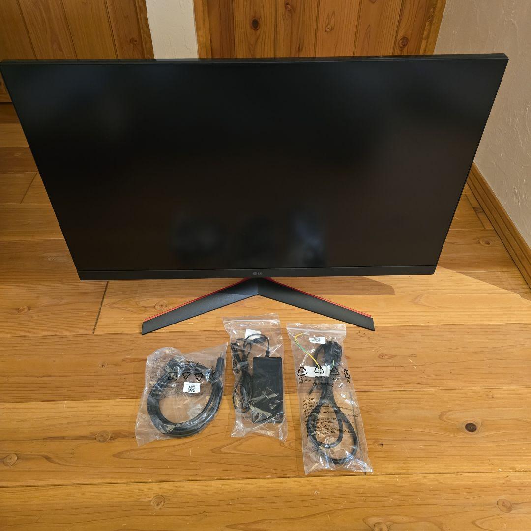 LG モニター 32GN600 31.5インチ WQHD 165Hz 美品 31.5インチ UltraGear™ WQHD＠165Hz対応ゲーミングモニター - 32GN600