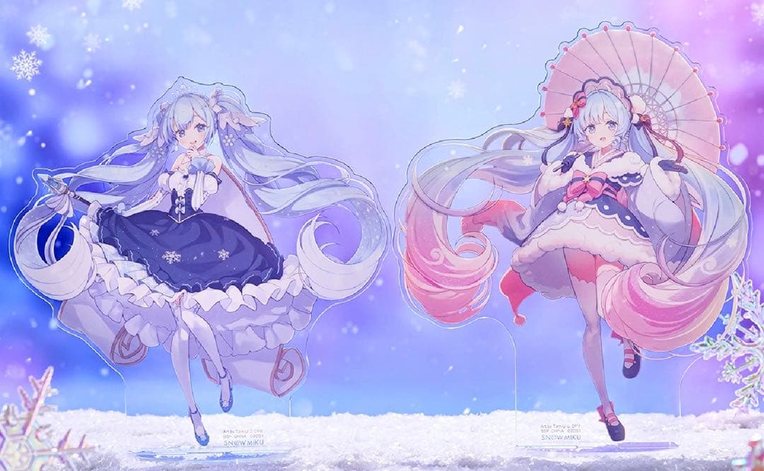 一番くじ 雪ミク HatsuneMiku ビックアクリルスタンド コンプ - メルカリ