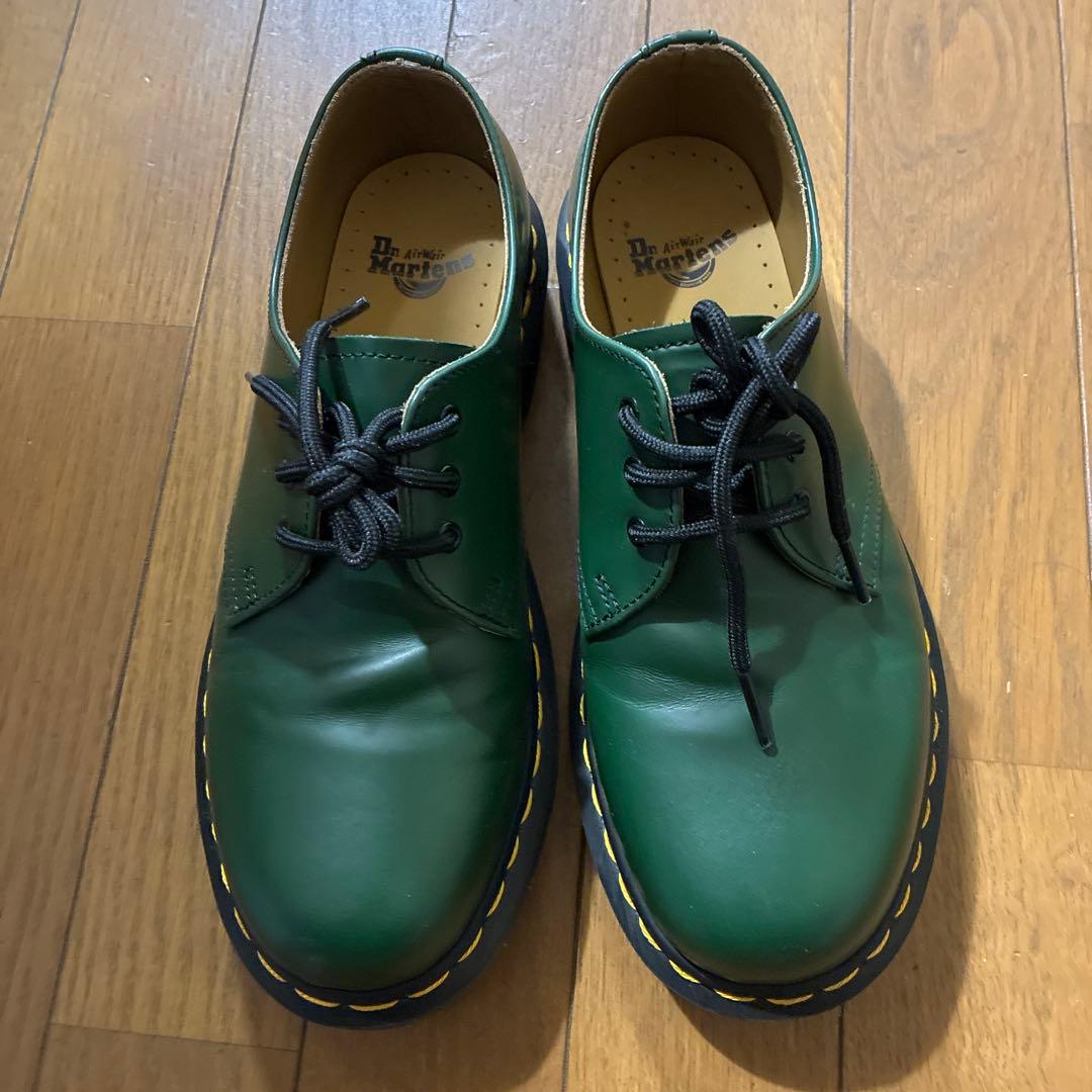 S*N様 【試着のみ】Dr. Martens グリーン　UK5 箱無 Amazon | Dr.Martens 1461 スムースレザーシューズ カーキ グリーン