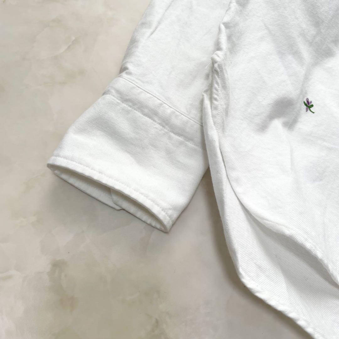 45R フォーティーファイブアール 刺繍シャツ 小花 ダンプ素材 長袖 1 S