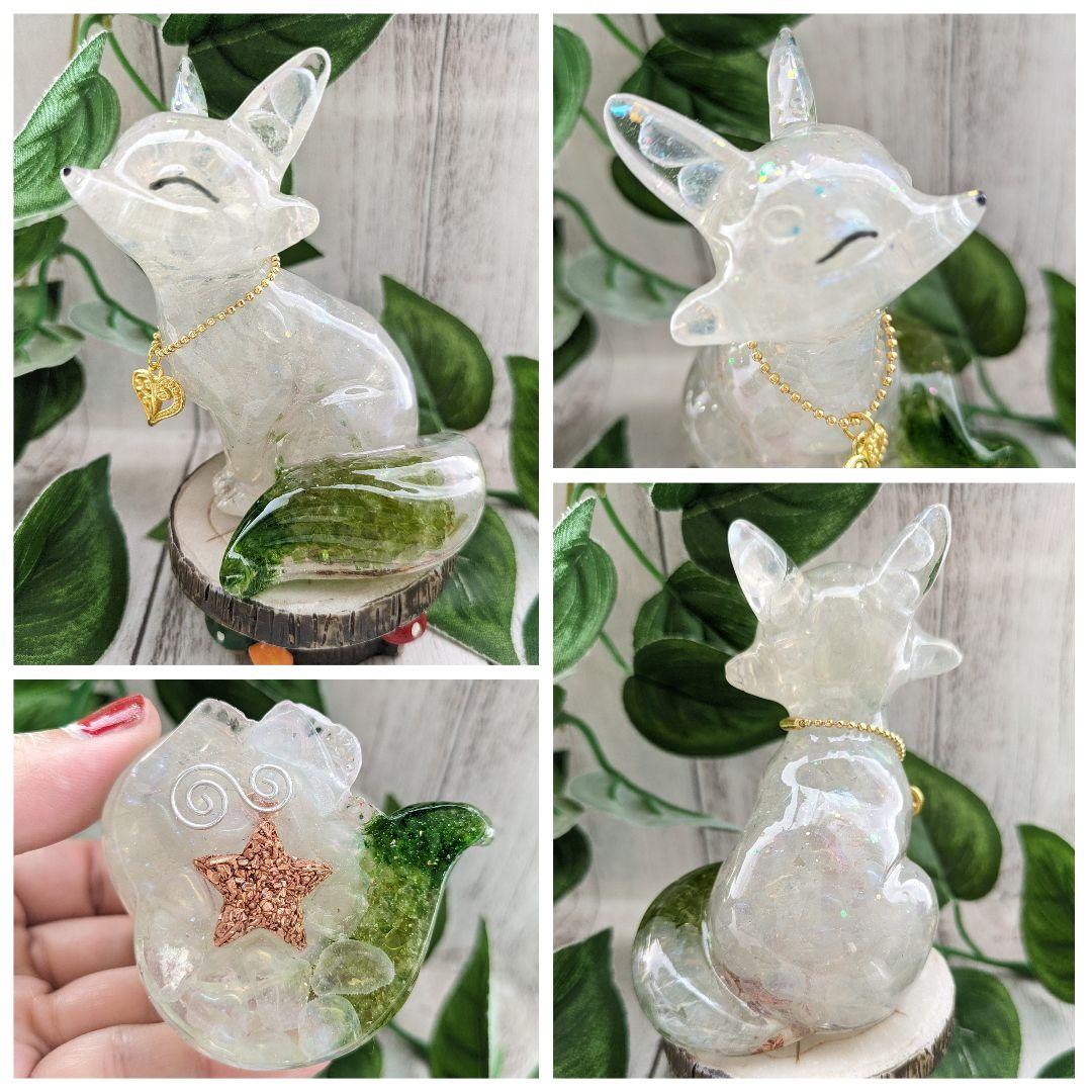 つる927様専用】アクアマリンのかばちゃん形オルゴナイト☆他6点