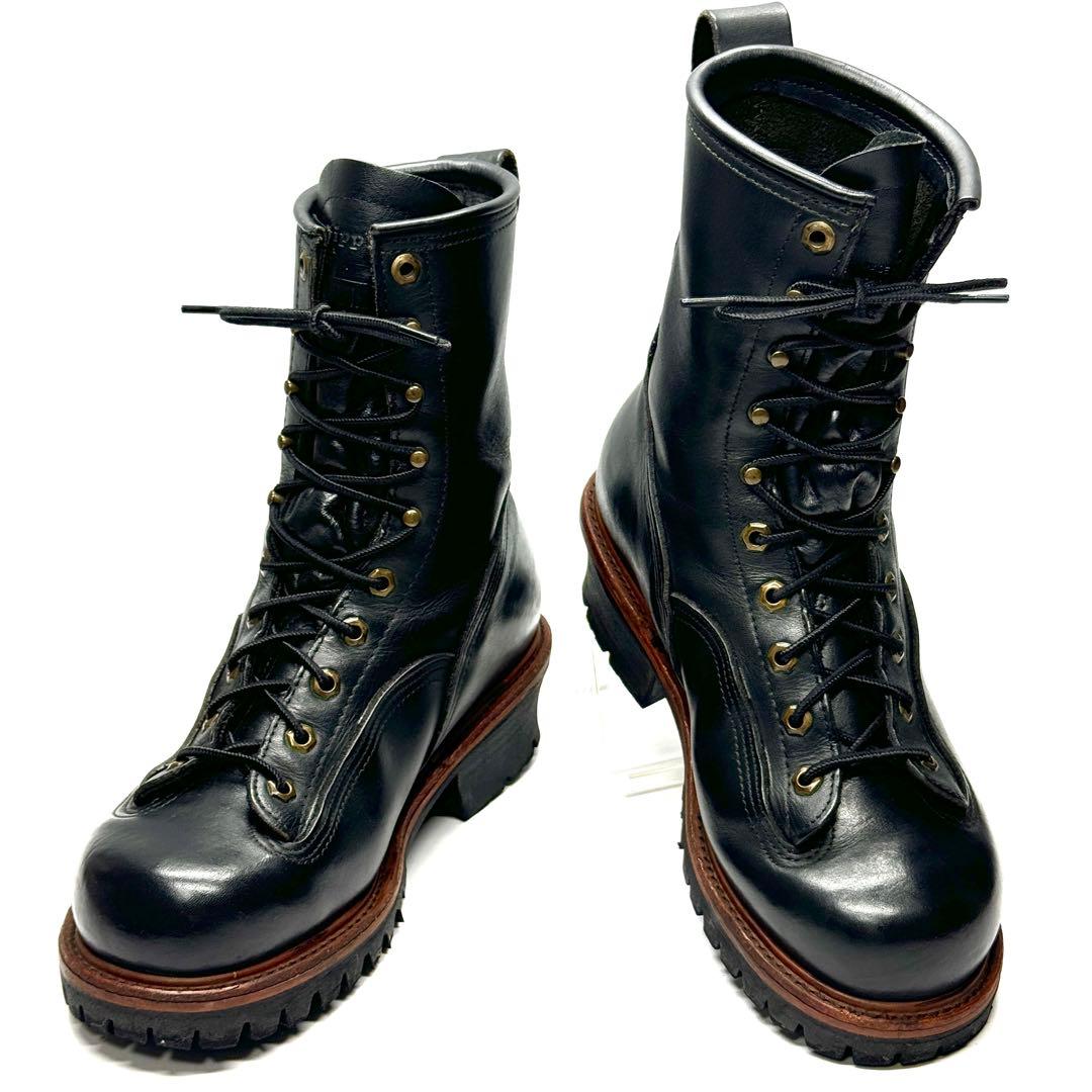 CHIPPEWA チペワ ロガーブーツ ブラック 91016 白タグ USA製 - メルカリ