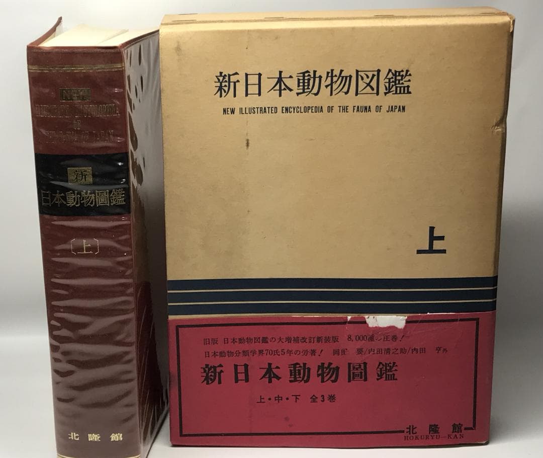 新日本動物圖鑑 上・中・下 全3巻揃い - メルカリ