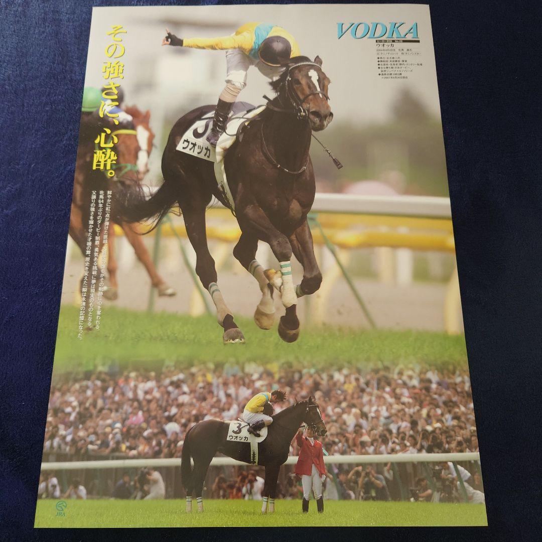 ヒーロー列伝 ウオッカ ディープインパクト アドマイヤムーン ポスター