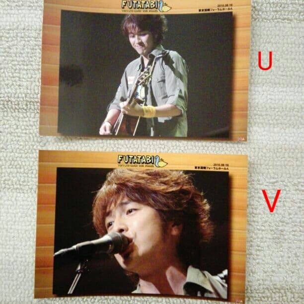 [おまけ]ゆず　メモカぴあ6枚セット　FUTATABI ライブ　8.16
