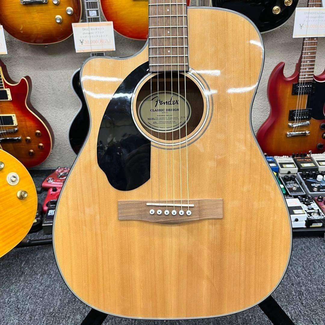 【11090】【左利き用】 Fender CC-60SCE エレアコ Fender CC-60SCE NAT エレアコギター フェンダー | 島村楽器オンライン