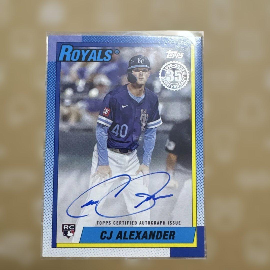 RC直筆サイン】Topps 2025 CJ Alexander ロイヤルズ - メルカリ
