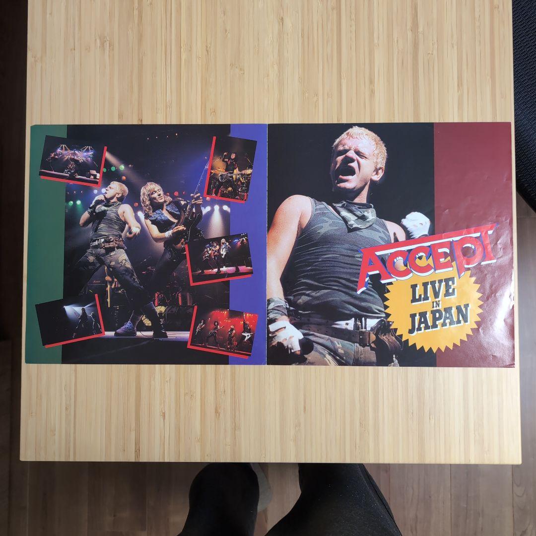 ACCEPT / ACCEPT LIVE IN JAPAN LP