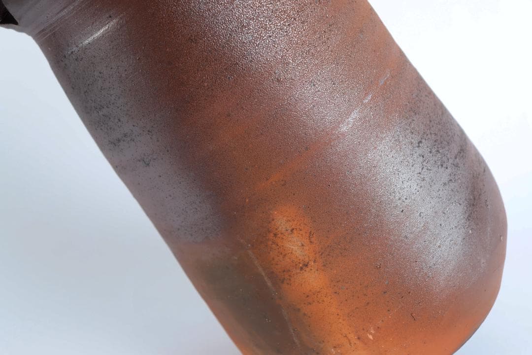 人間国宝『藤原雄』作 備前 月透し文 花器 花生 共箱 - メルカリ