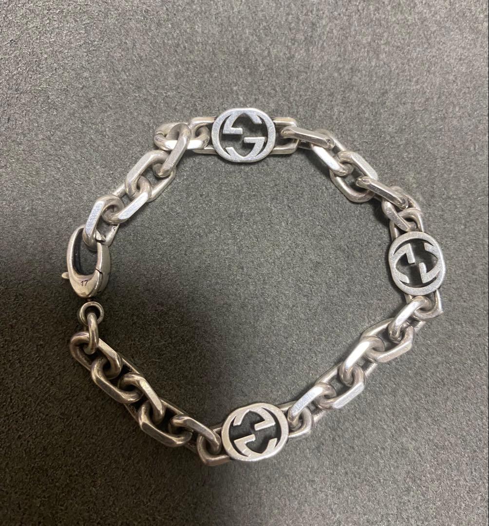 【星野源】GUCCI グッチ インターロッキングG チェーン ブレスレット