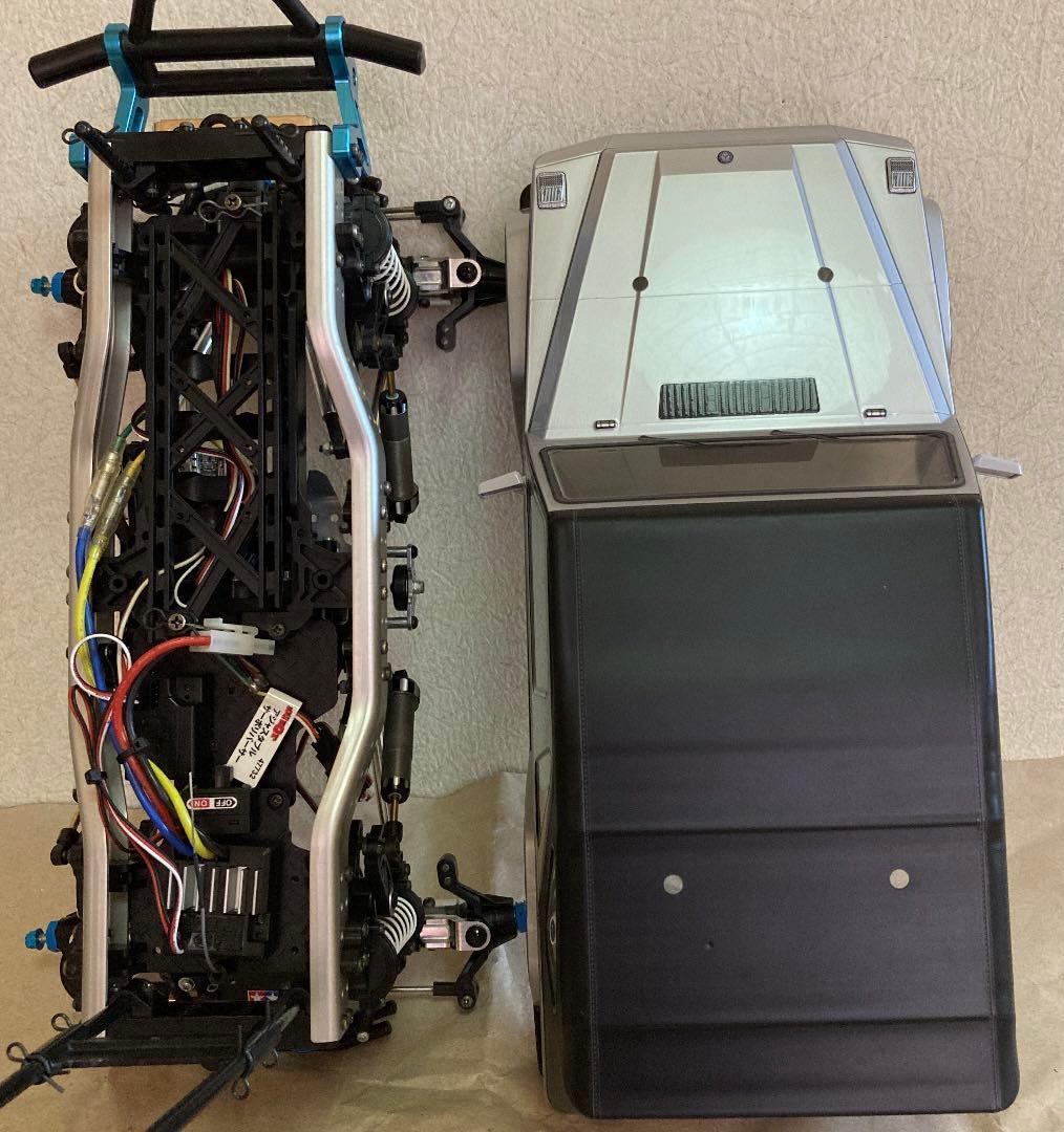 完成品】タミヤ電動RC CR-01シャーシ ベンツG320ボディセット - メルカリ