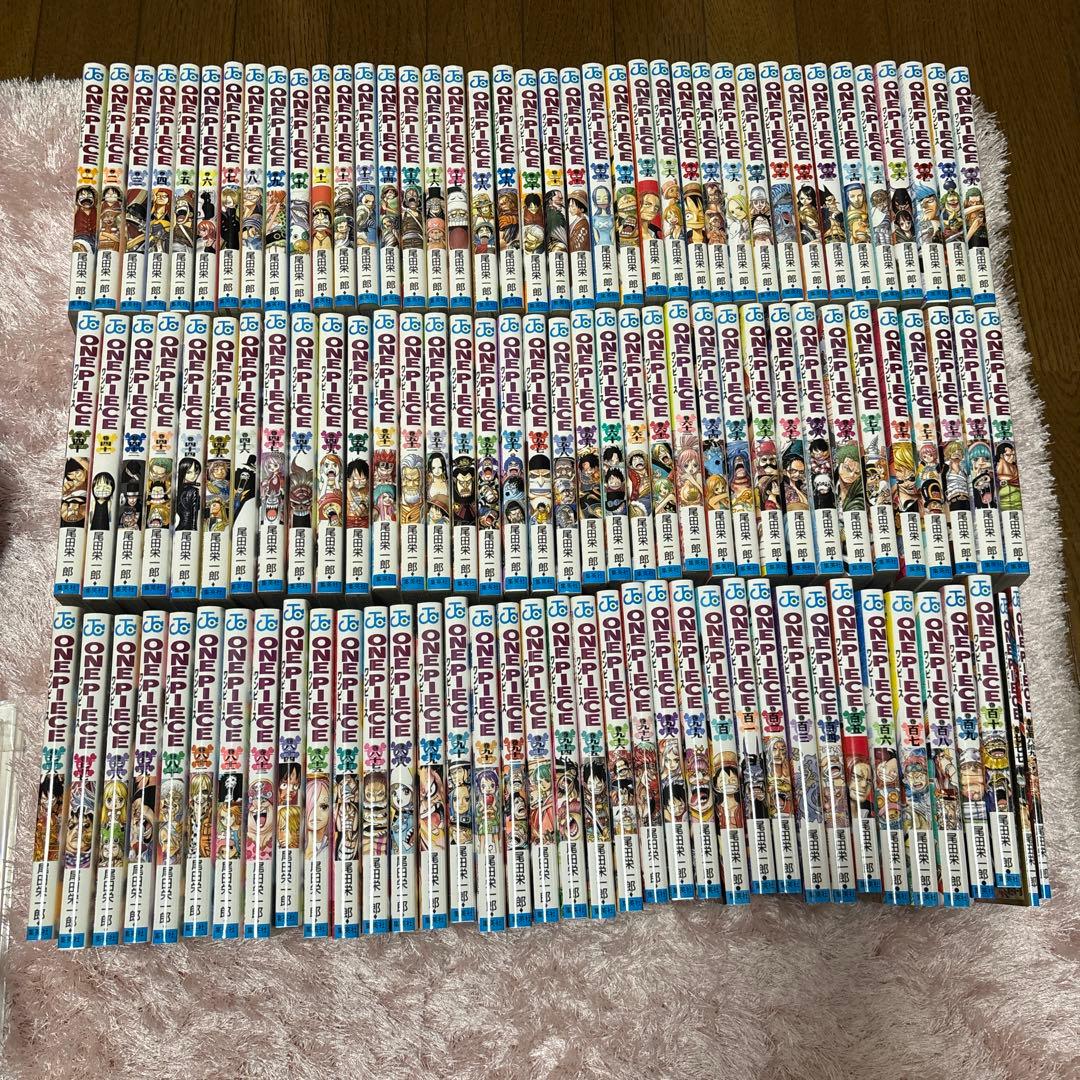 【近日処分品】　ワンピース　全巻　セット　コミック　単行本　1巻〜110巻 one piece ワンピース 全巻 セット 1巻から110巻 クイズブック1，2巻