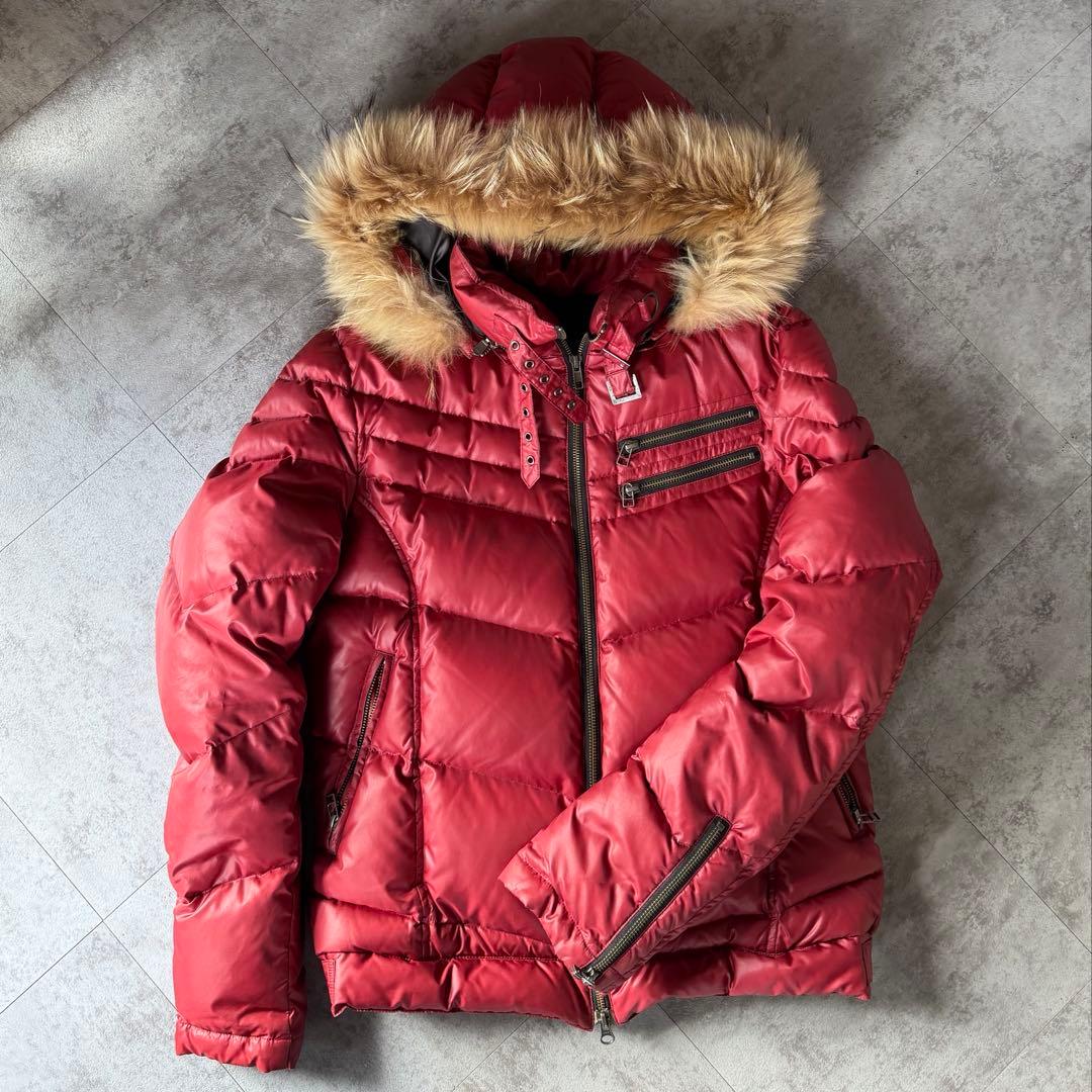 y2k ファーダウンジャケット 平成 グランジ お兄系 swag 希少 - メルカリ