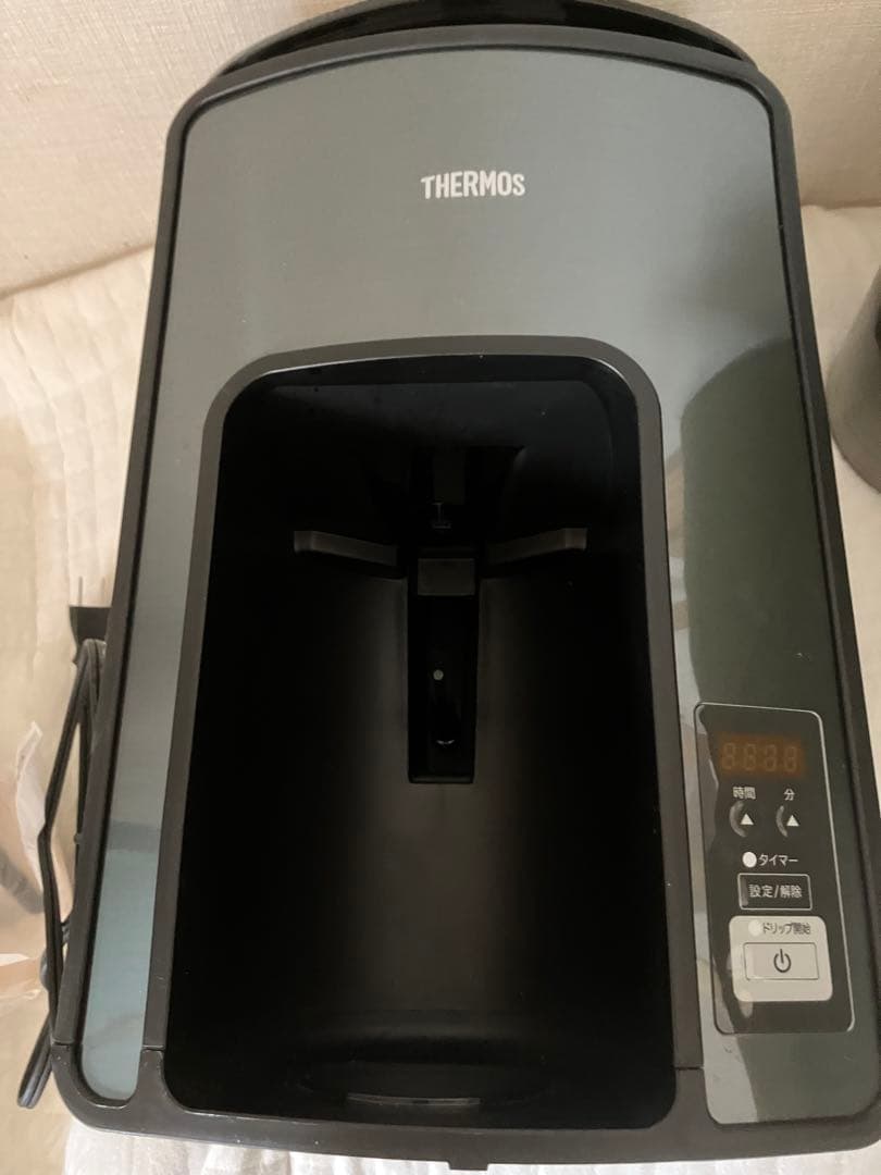 【未使用】THERMOS 真空断熱ポット　コーヒーメーカーECH-1001 公式通販】真空断熱ポットコーヒーメーカー ECH-1001 ブラック(BK) の