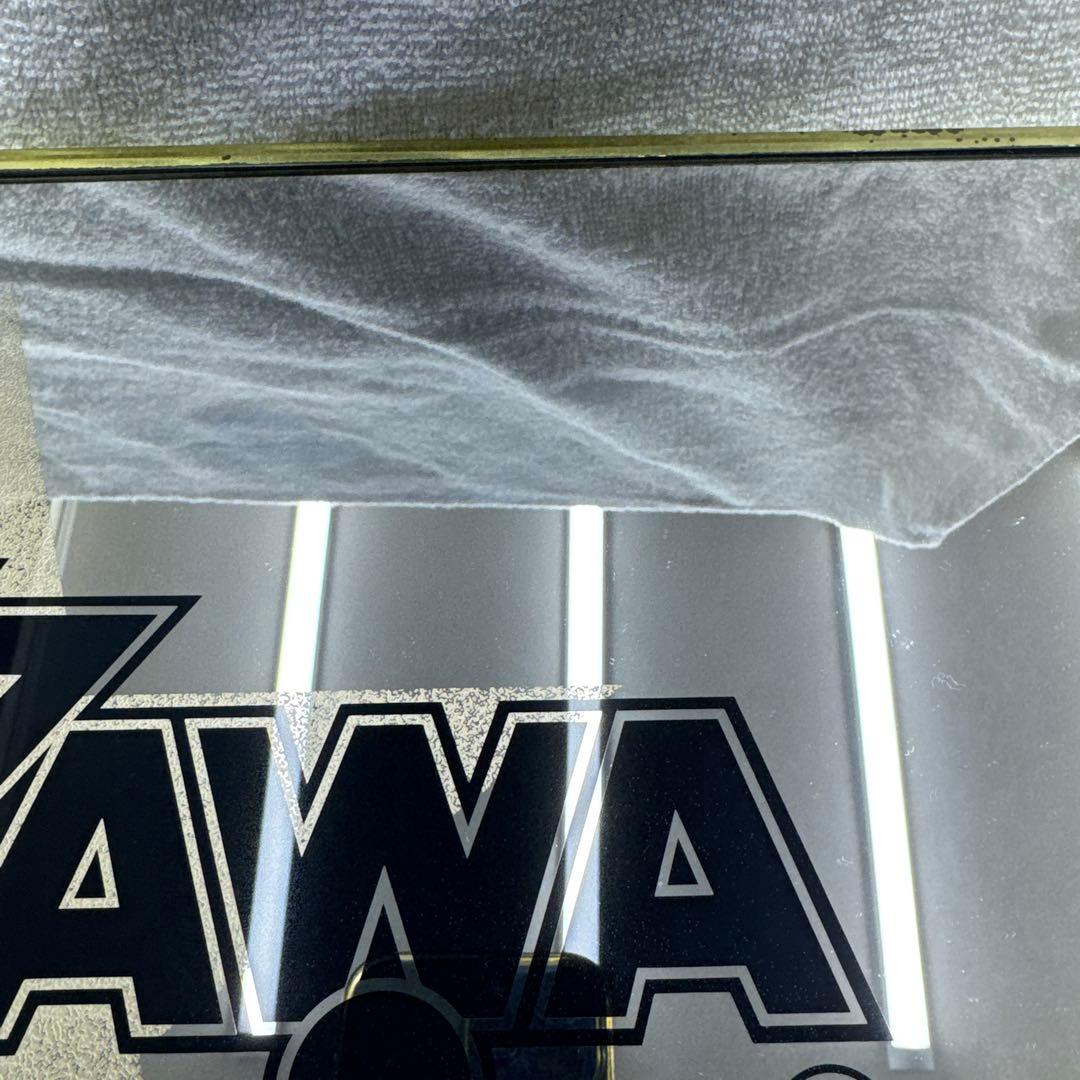 矢沢永吉 E.YAZAWA 鏡 パブミラー 昭和レトロ 極美品 金縁 - メルカリ