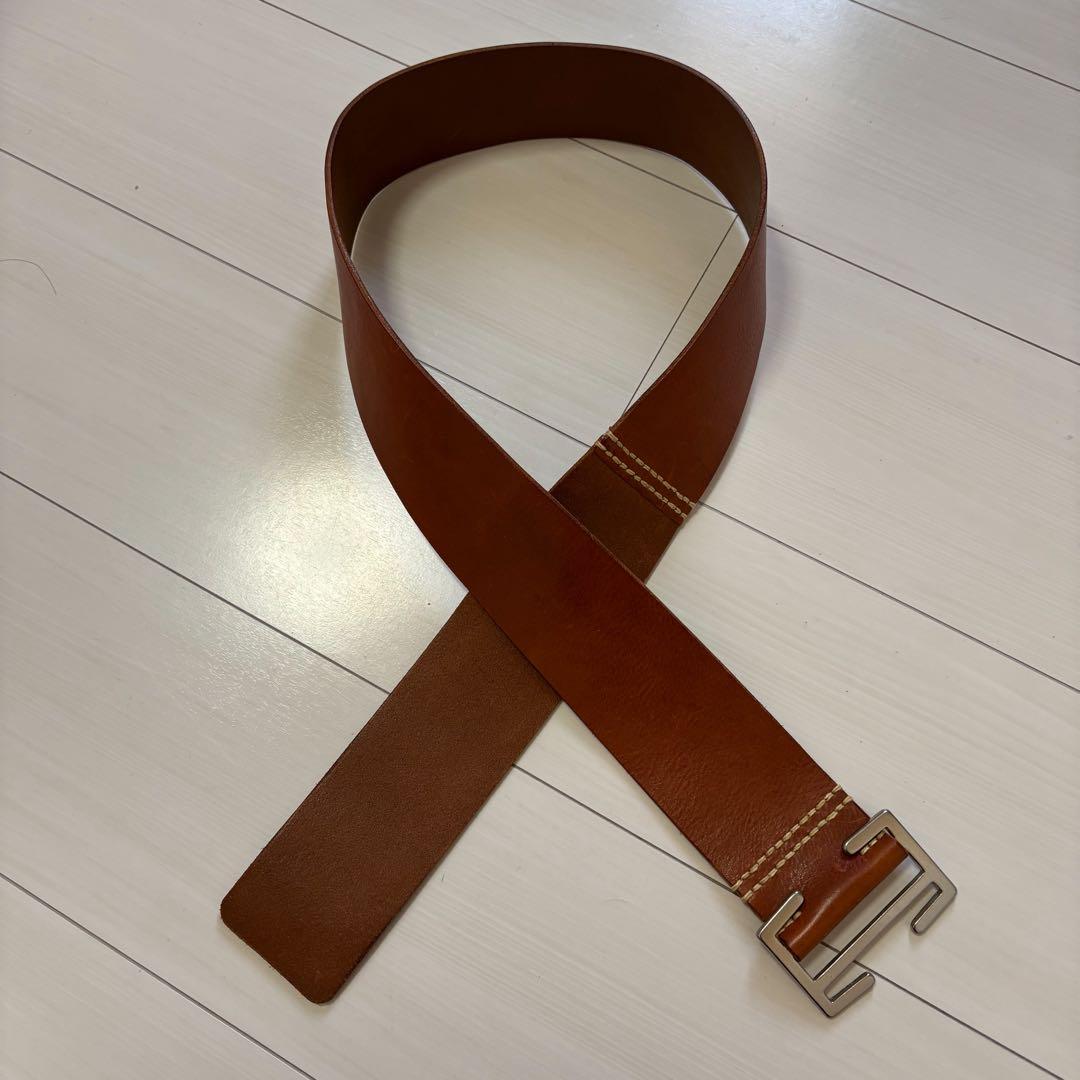 45rpm フォーティファイブアールピーエム レザーベルト ブラウン