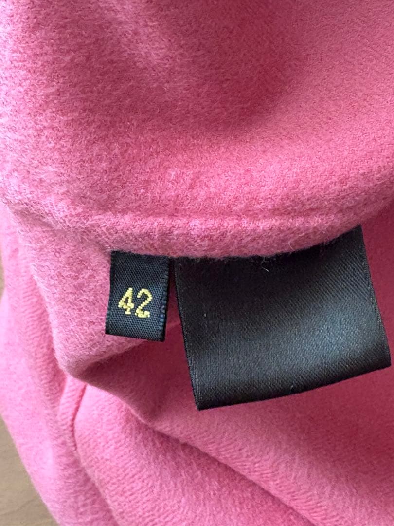 Loropianaロロピアーナピンク 七分袖 ボタン付き ワンピースの通販はau