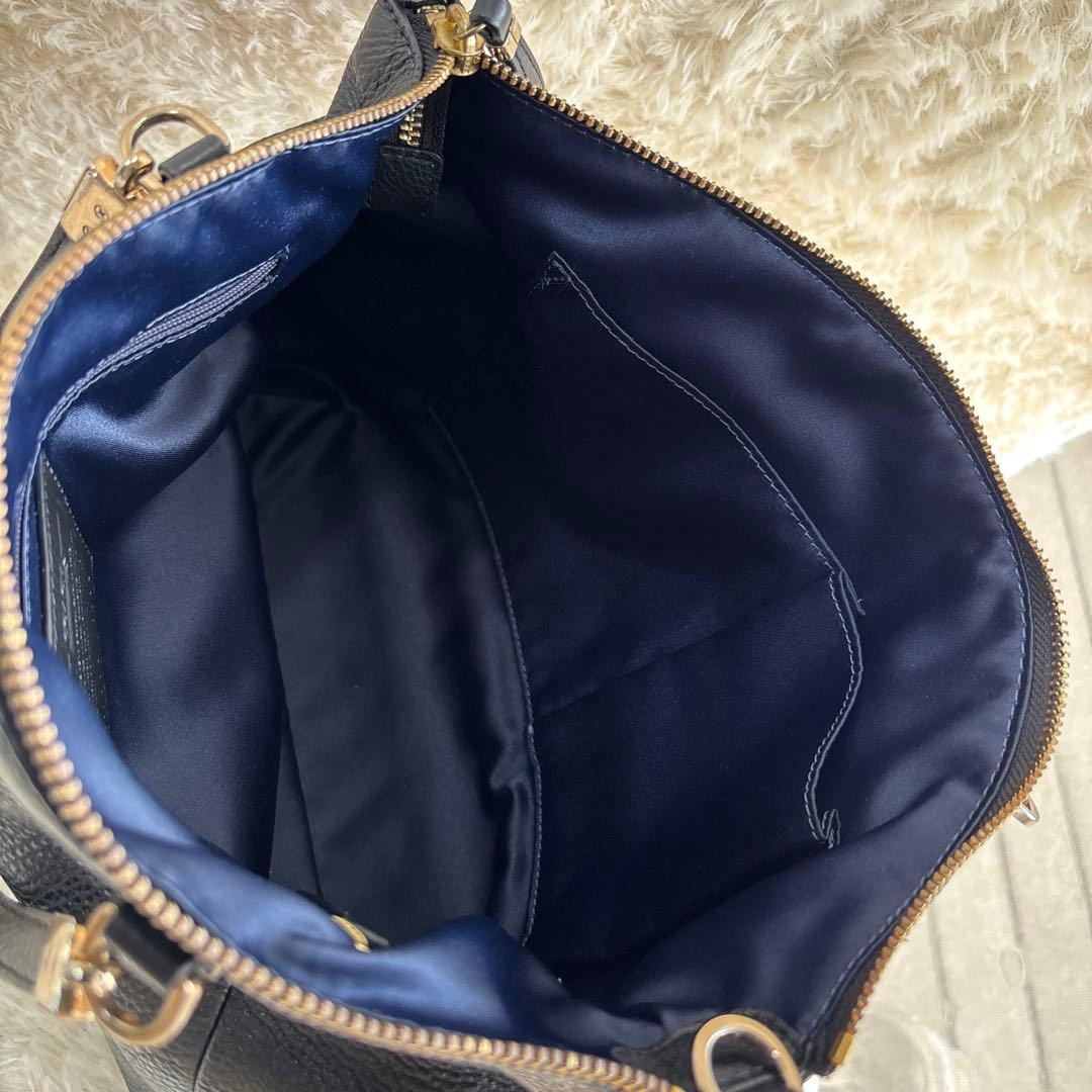 あゆみん様専用美品 コーチ ハンドバッグ ショルダー 2way レザー シボ