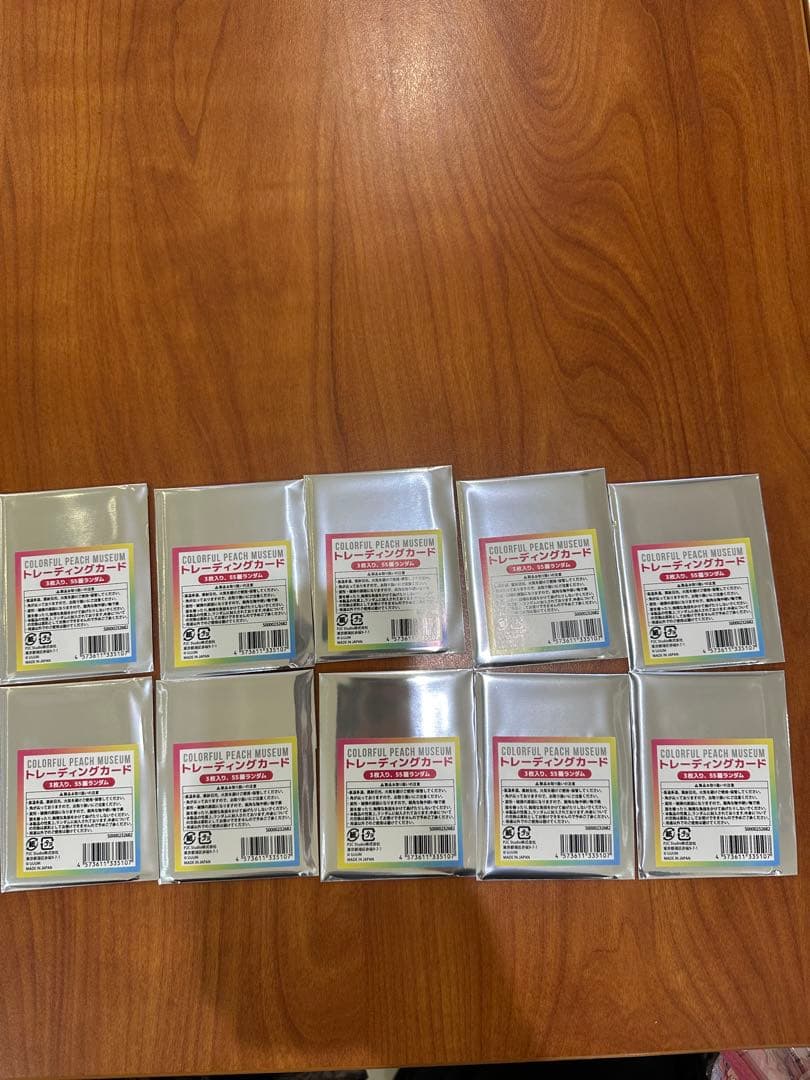 カラフルピーチ トレーディングカード 未開封40パック ビッグカード5枚