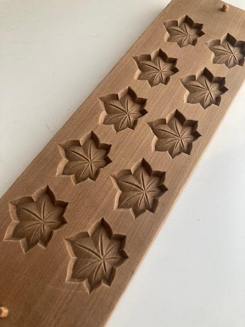 古道具　木型　紅葉　もみじ　干菓子 古道具 木型 紅葉 もみじ 干菓子 - メルカリ