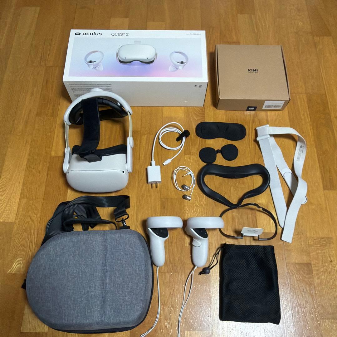  Quest 2 256GBとKIWI design ヘッドストラップ他 Quest 2 256GBとKIWI design ヘッドストラップ他 KIWI design VRヘッド