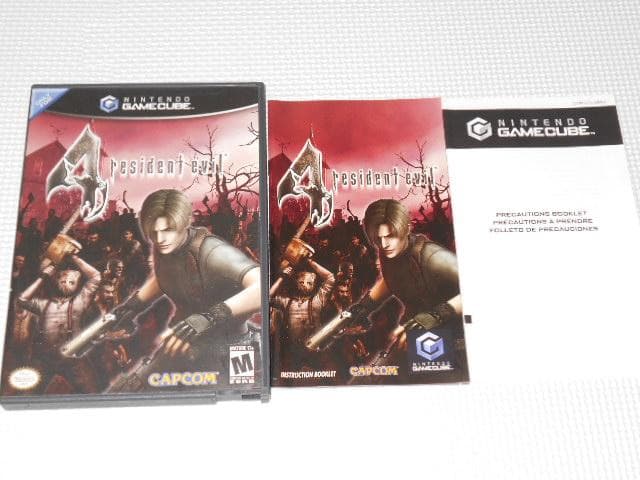 GC★resident evil 4 海外版★箱付・説明書付・ソフト付 Resident Evil 4 Biohazard 4 Nintendo Gamecube Japanese Import