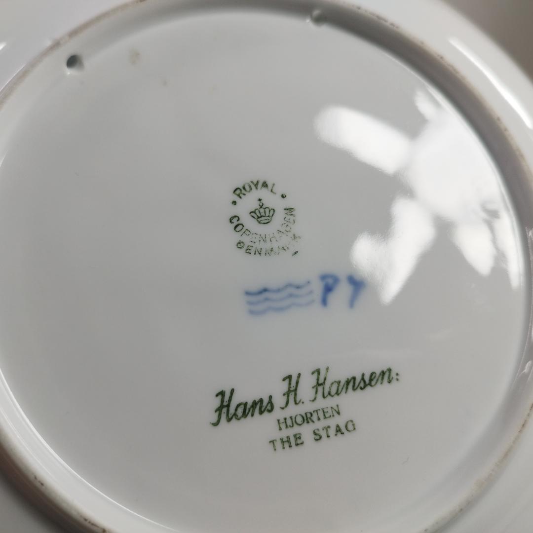 ロイヤルコペンハーゲン イヤープレート 1960年 美品 雄鹿 クリス IS7q