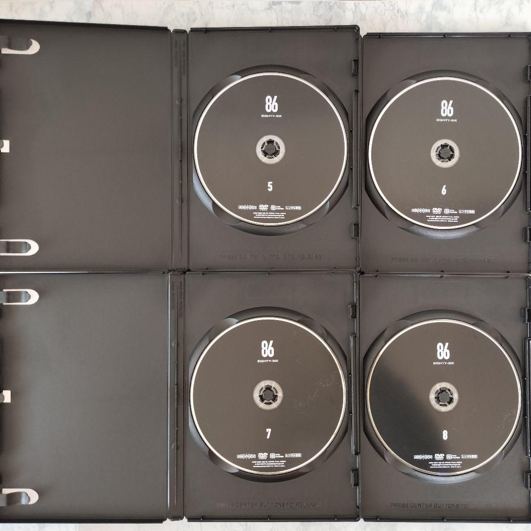 DVD　86 -エイティシックス-　全8巻　新品ケース付