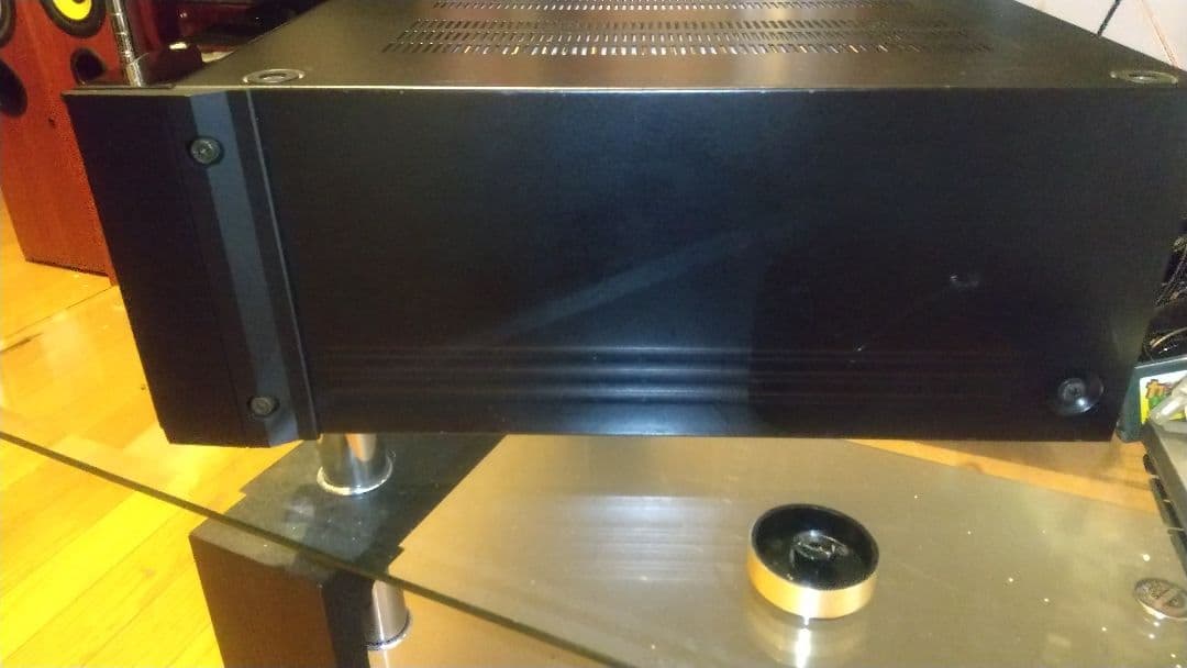 SANSUI AU-α607 プリメインアンプ 右前インシュレータ外れ 現状品