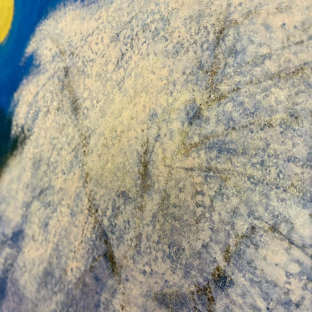 美品 平山郁夫「万葉月華図」特別限定巧藝画 岩絵の具方式 証明シール