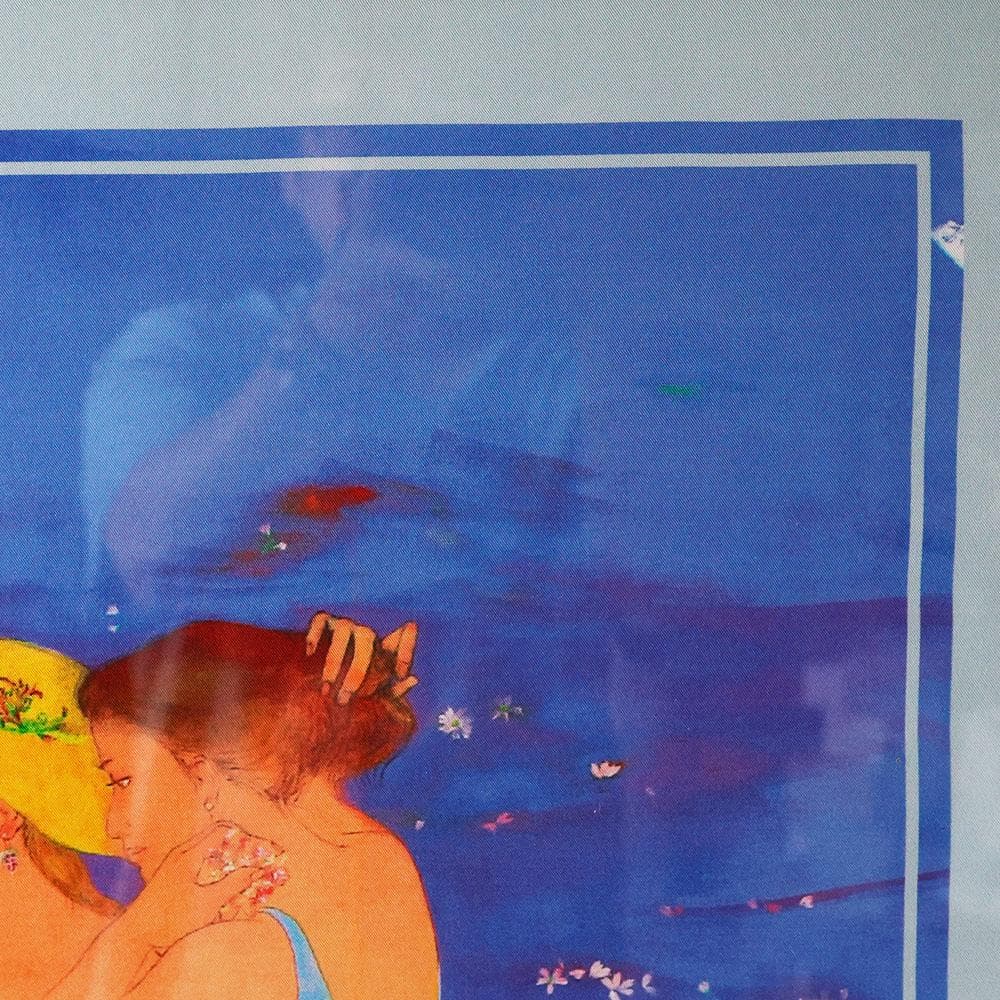 田村能里子 ファンケル銀座展示作 シルクプリント 女神の壁画 額付