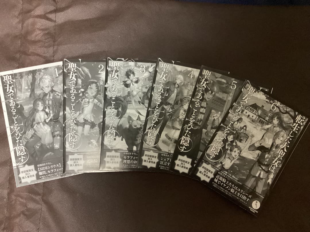 特典 転生した大聖女は聖女であることをひた隠す1〜12巻&ZERO2〜6巻 十