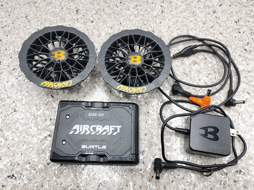 2025モデル AC09-24V バートルエアークラフト ファンバッテリーセット 楽天市場】バートル エアークラフト AC09-2 [バッテリー ファン セット