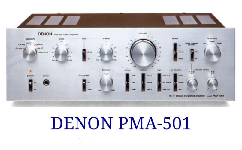 ♦DENON PMA-501♦プリメイン アンプ オーディオ Denon PMA-501 integrated silver face amplifier | eBay