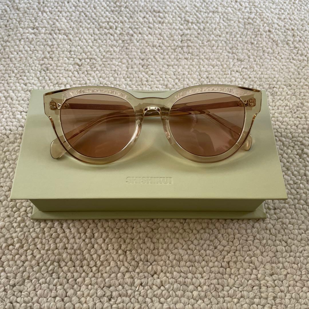 SHISHIKUI シシクイ テレビジョン クリアフレーム サングラス - メルカリ