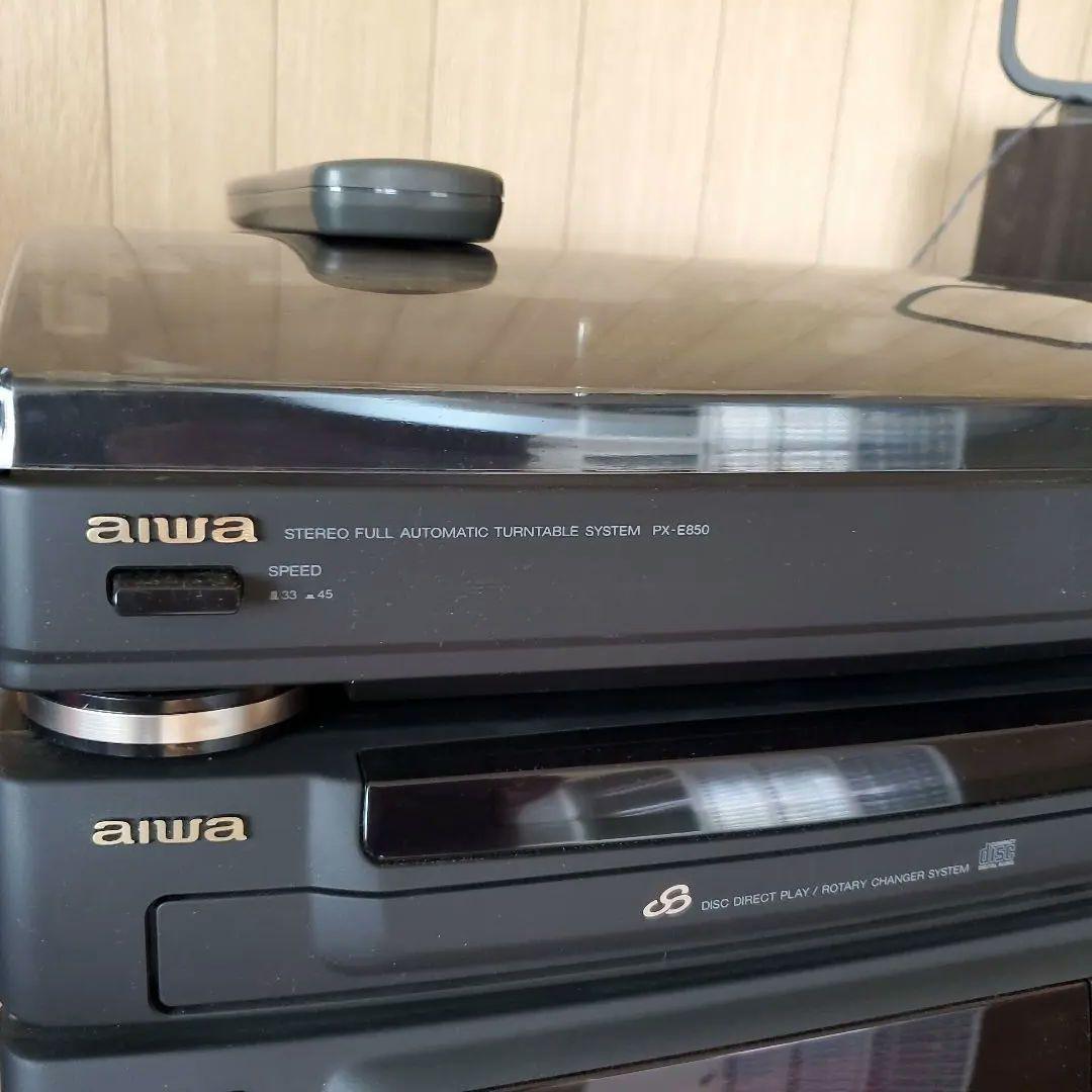 AIWAコンポCX-Z790 ステレオレコードプレーヤーPX-E850 レトロ - メルカリ