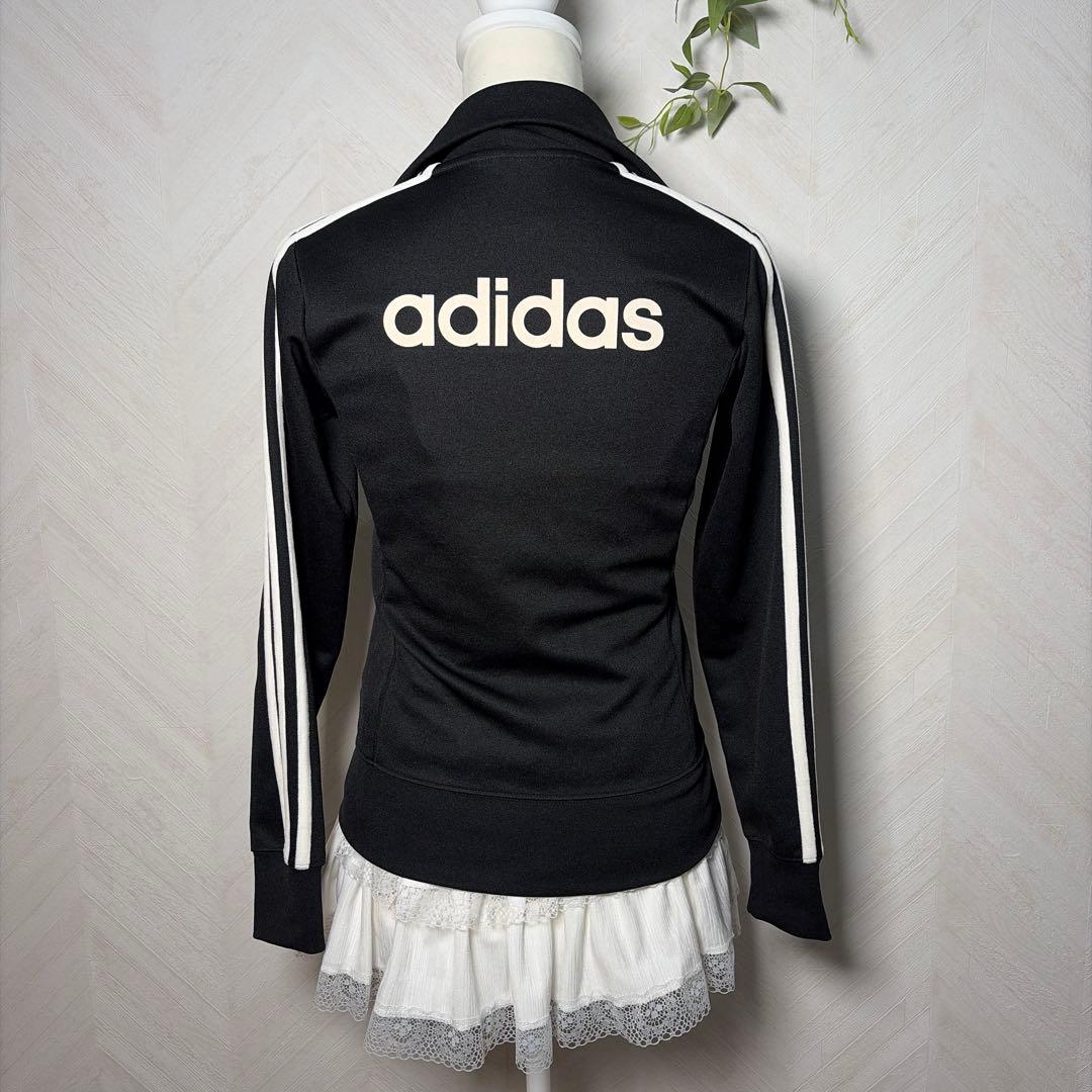 y2k平成ギャル韓国 adidasバックロゴ トラックジャケット ジャージ