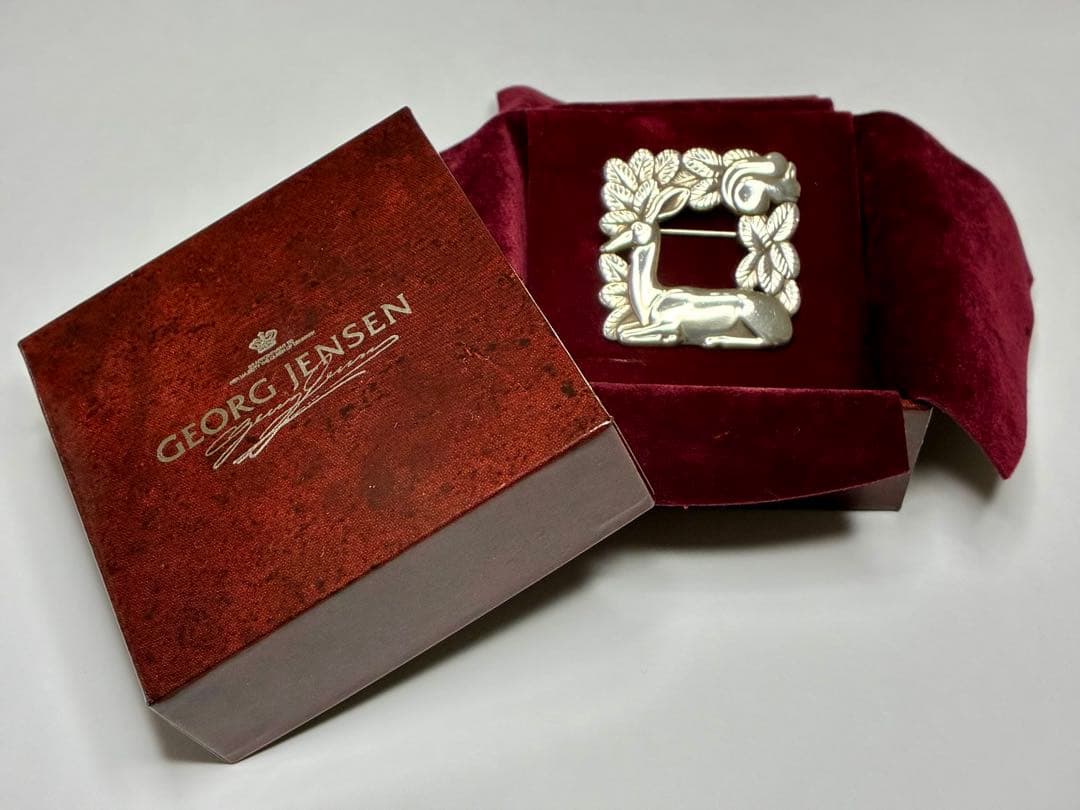 GEORG JENSEN シルバーブローチ 318・鹿・リス